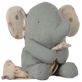 Maileg Lullaby friends cuddle toy elephant height 32 cm gray