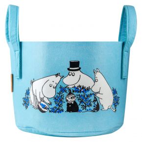 Muurla Moomin blueberries storage basket made of recycled PET height 24 cm Ø 30 cm