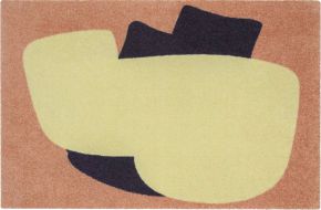 Heymat X Sight Unseen doormat / rug 81x122 cm peach, yellow black