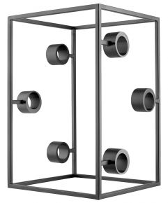 Eva Solo Nordic Kitchen wine rack in cube shape black