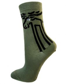 Bo Bendixen Unisex socks moose khaki