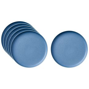 Studio Round North plate Ø 27 cm matt white, matt coloured river 6 pcs