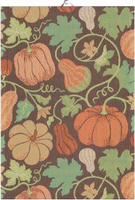 Ekeklund Autumn Plenty Of Pumkins tea towel (oeko-tex) 35x50 cm multicolored