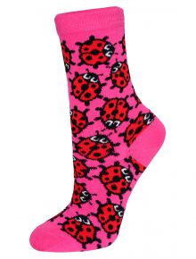Bo Bendixen Unisex socks Ladybird