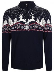 Dale of Norway Men Merino sweater with collar Dale Christmas