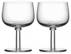 Kosta Boda Viva goblet 35 cl 2 pcs clear