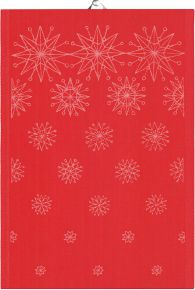 Ekeklund Christmas & Winter Nova 330 tea towel (eco-tex) 35x50 cm red