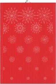 Ekeklund Christmas & Winter Nova 330 tea towel (oeko-tex) 35x50 cm red