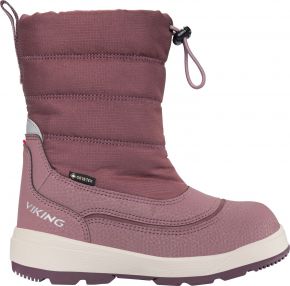 Viking Footwear Unisex Kids Winter Boots Gore-Tex / speed laces Pink Toasty Pull-On Warm GTX