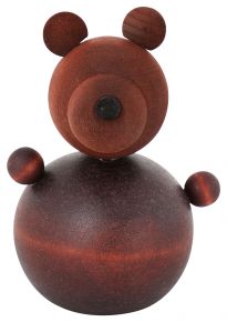 Aarikka wooden animal bear height 11.5 cm