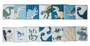 Sebra Dino fabric book