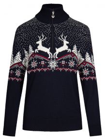 Dale of Norway Ladies merino sweater with collar Dale Christmas