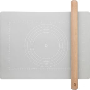 Rig Tig Bake-it rolling pin length 49.5 cm nature with layer