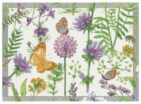 Ekelund Summer Selma placemat (oeko-tex) 35x48 cm purple, orange, white, green multicolored