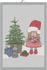 Ekeklund Christmas & Winter Pixy Mom tea towel (eco-tex) 35x50 cm multicolored