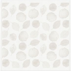 Ekeklund Spring Leaf Vein center cover (eco-tex) 75x75 cm light grey
