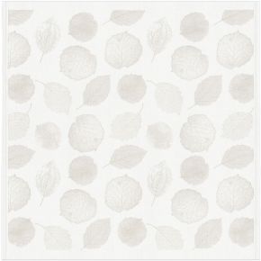 Ekeklund Spring Leaf Vein center cover (oeko-tex) 75x75 cm light grey