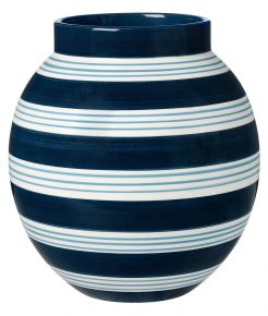 Kähler Design Omaggio Nuovo vase height 20.5 cm dark blue