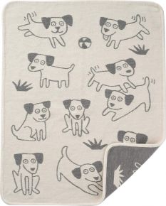 Klippan Playful Puppies Baby Chenille blanket (eco-tex) 70x90 cm