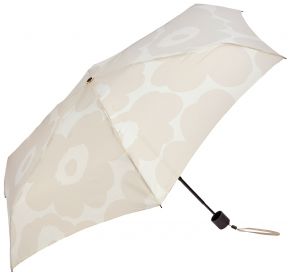 Marimekko Unikko Mini umbrella manual off white, white