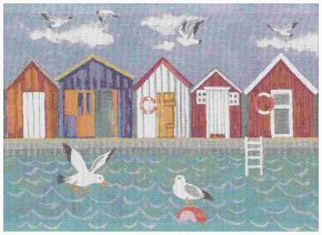 Ekelund Maritime Boathouse placemat (oeko-tex) 35x48 cm blue, multicolor