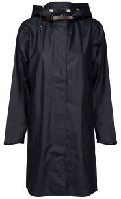 Ilse Jacobsen Ladies raincoat long with adjustable & detachable hood RAIN71
