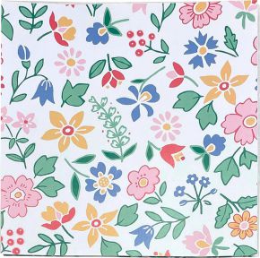 Klippan Lisbet paper napkins 33x33 cm 20 pcs pink, green, yellow, red, blue, white