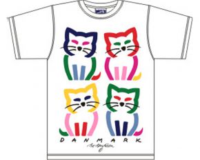 Bo Bendixen Unisex T-Shirt white 4 Cats