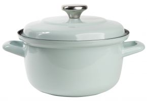 Muurla Vappu stew pot 5.4 l enamel green