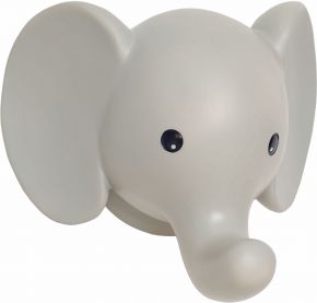 Jabadabado wall lamp elephant for the children's room height 28 cm gray