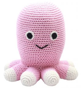 Naturezoo Crocheted Cuddle Toy Octopus height 40 cm