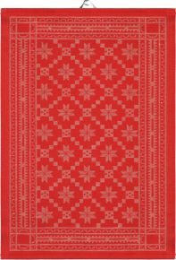 Ekelund Christmas & Winter Åttebladrose tea towel 50x70 cm oeko-tex