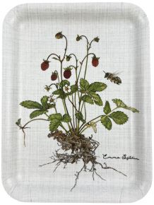 Emma Sjödin Tray 15x20 cm Woodlands Strawberries