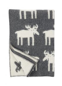Klippan Moose woollen blanket 90x130 cm (oeko-tex)