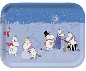 Opto Design Moomins winter games tray 20x27 cm