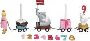 Kids by Friis birthday train princess with 9 numbers