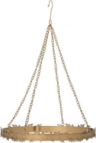 Bloomingville Advent candle holder to hang Ø 37.5 cm brass