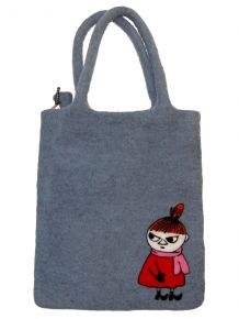 Klippan Moomin Sneaky Little My felted bag handmade 30x35 cm