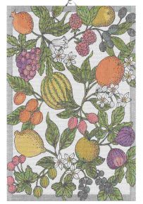 Ekelund Summer fruit tea towel (eco-tex) 40x60 cm multicolored