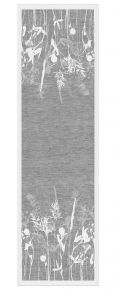 Ekelund Tradition Airy table runner (oeko-tex) 35x120 cm grey, white
