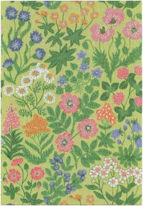 Ekelund Summer wildflowers tea towel (oeko-tex) 35x50 cm green