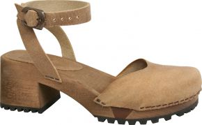 Sanita Ladies Sandal Wood with flex sole Sia