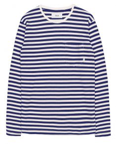 Makia Clothing Men T-Shirt long sleeve striped Verkstad