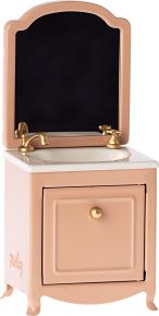 Maileg doll furniture washbasin with mirror 15x6,5x5 cm