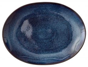 Bitz Stoneware plate oval / dish 22.5x30 cm