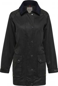 REDGREEN Ladies oversized jacket with oilskin Sydney dark green