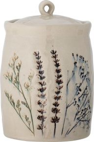 Bloomingville Bea jar 1.3 l cream, multicolored