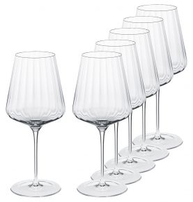 Georg Jensen Bernadotte red wine glass 54 cl 6 pcs clear