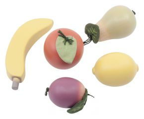 Sebra wooden toy fruits set 6 pcs
