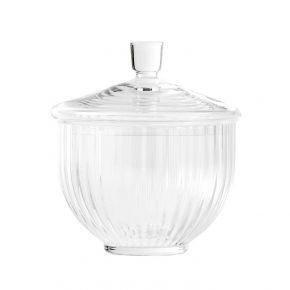 Lyngby Porcelæn Vase & Acc. bowl w. lid glass
